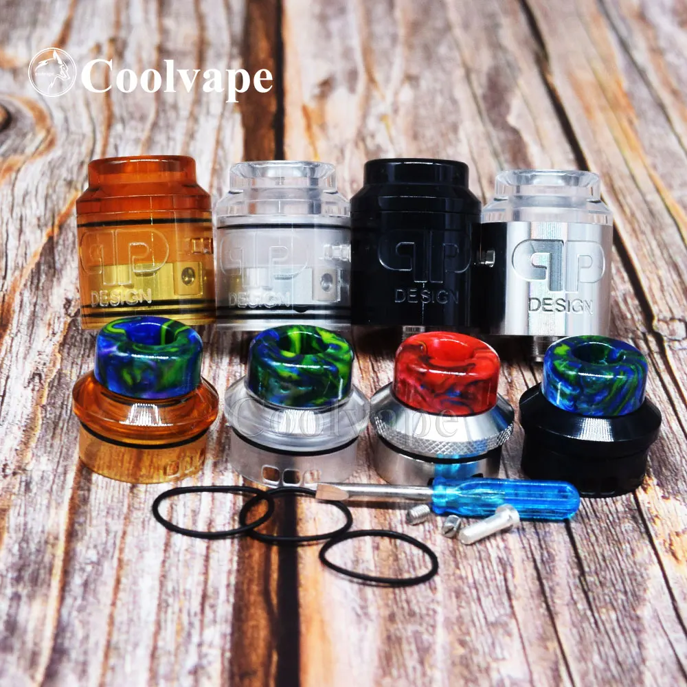 

Атомайзер Wolfcoolvape QP KALI V2 RDA с PIN BF 25 мм, PC PEI танк-атомайзер для вейпа RDA