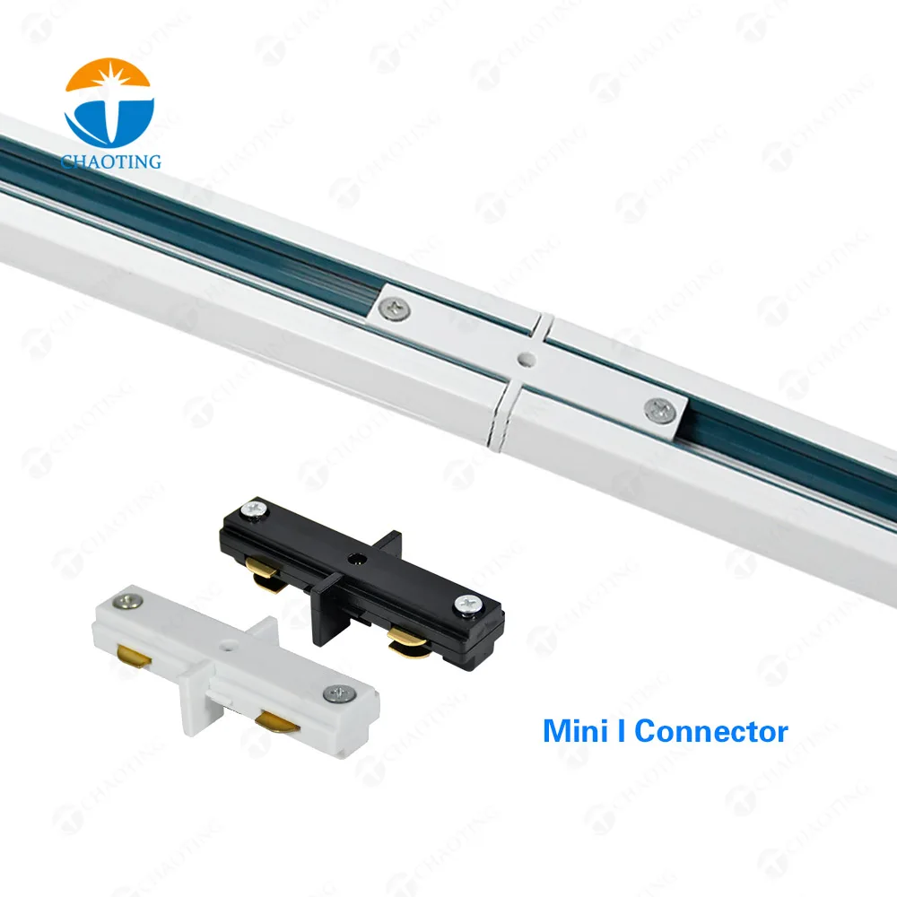 

Modern Style COB Track Light System Black White 3 Wire Surface Suspension Mounting Aluminum Track Rail for Led Ceiling Lighting