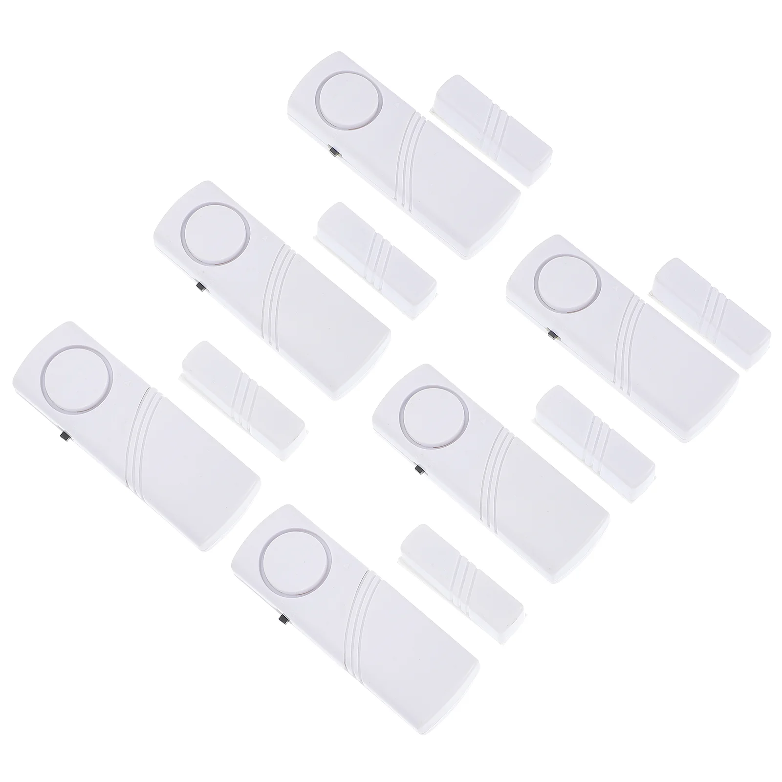 

6 Pcs Door and Window Alarm Household Security Cordless Siren Home Wireless Sound Magnets Safety Abs