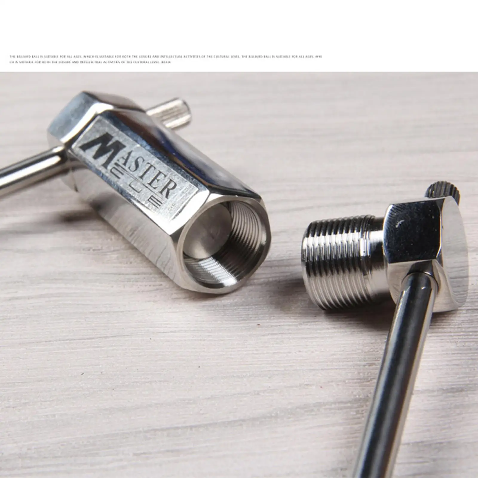 

Professional Cue Tip Compressor Compact Stainless Steel Billiard Tip Press Pool Table Accessory for Cue Stick Repair