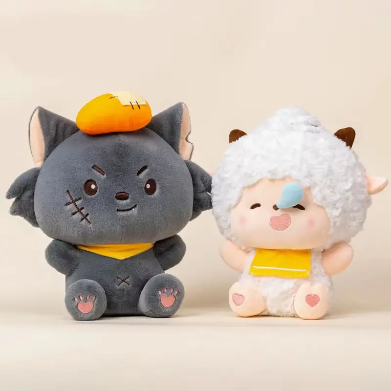 

32/35cm Cartoon Pleasant Goal And Big Big Wolf Series Stuffed Plush Toys Soft Comfortable Sleep Companion Doll Peripherals Gifts
