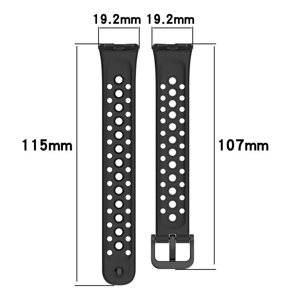 Soft Replacement Silicone Watch Strap Breathable Wristband Bracelet Smart Watch Accessories Watchband for Huawei Band 9/8