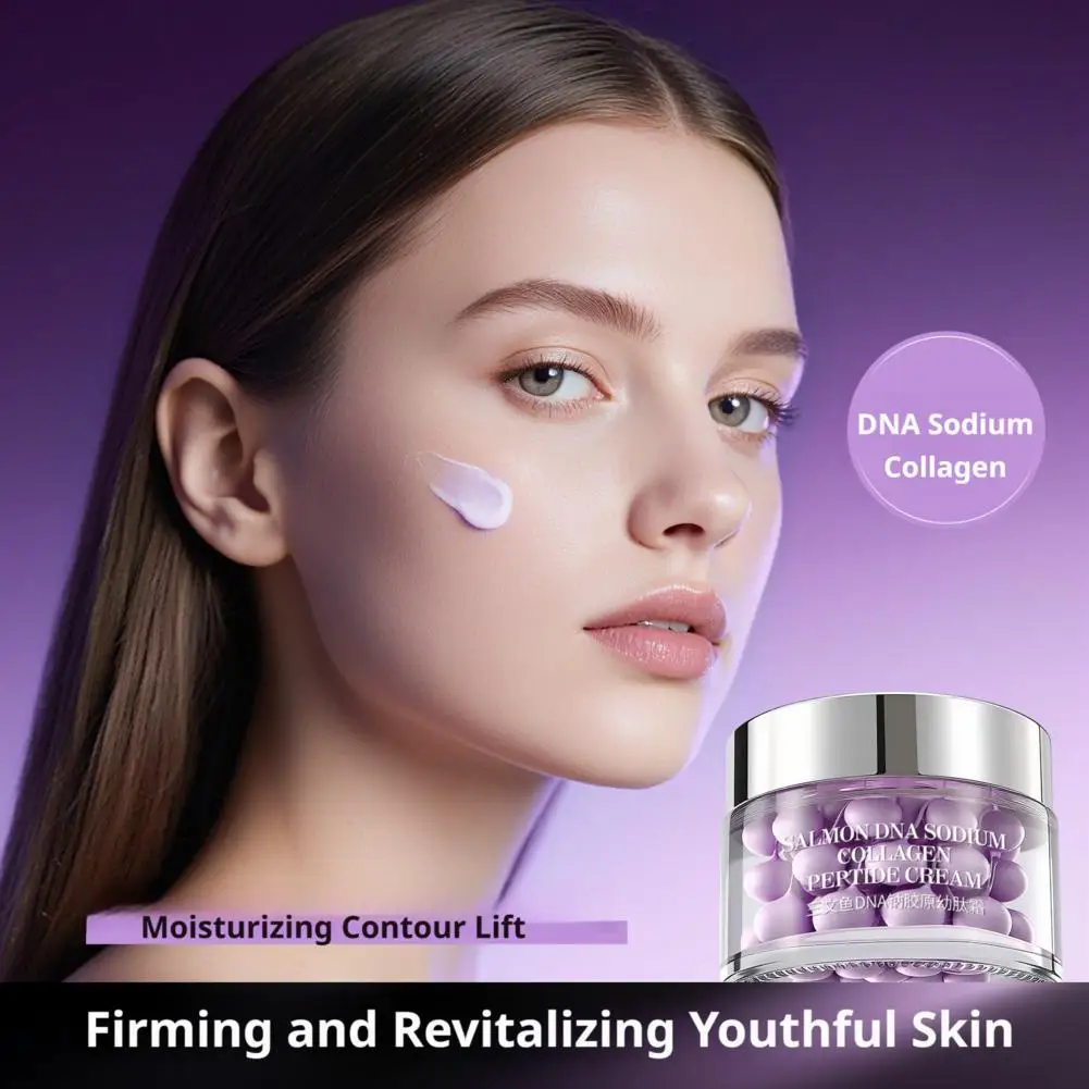 

50g Salmon Collagen Peptide Firming Cream - Anti-Wrinkle & Lifting, Deep Hydration for All Skin Types