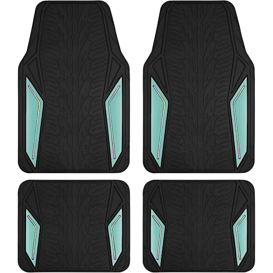 

Резиновые коврики Мятный алюминий F с разноцветными ковриками для автомобилей Автомобильные коврики с нескользящей подложкой для защиты от атмосферных воздействий