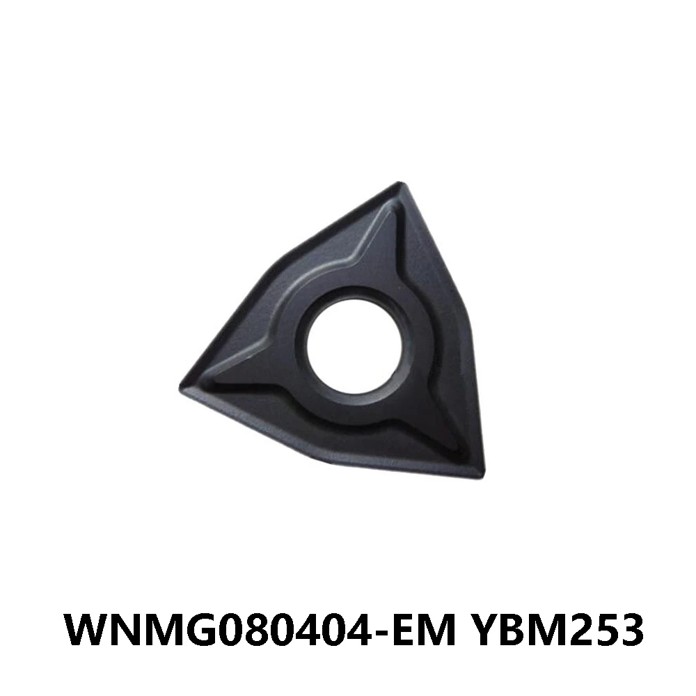 Original WNMG080404-EM WNMG080408-EM WNMG080412-EM YBM253 Cutter Machine Tools WNMG WNMG080404 EM CNC Carbide Inserts Turning