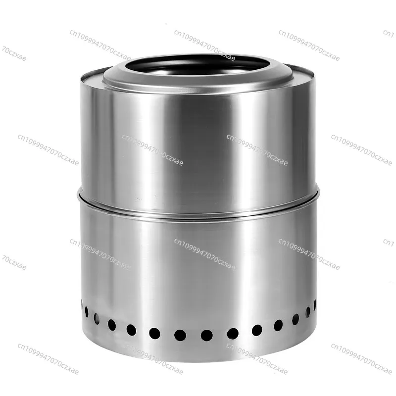 Outdoor Stainless Steel Oven, Foldable Firewood Stove, High Temperature Resistance and Not Easy To Deform