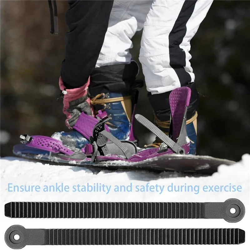 

A18E-6PCS Ремень для лестницы на щиколотке для сноуборда, ремень для обуви для катания на роликовых коньках, сменный ремень для лестницы для сноуборда с винтами