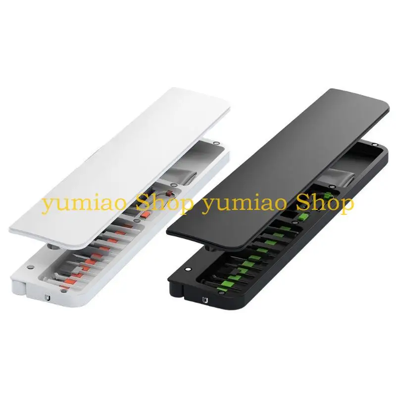 

587B Premium Wrist Rest For Keyboards 22 in 1 Multipurpose Cleaning Ergonomic Design NonSlip Base Workstations Organization