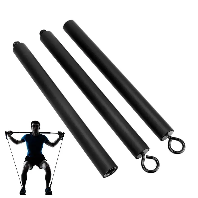 

Detachable Pilates Fitness Equipment Metal Detachable Pilates Set Portable Home Exercise Accessory Resistances Tube For Home