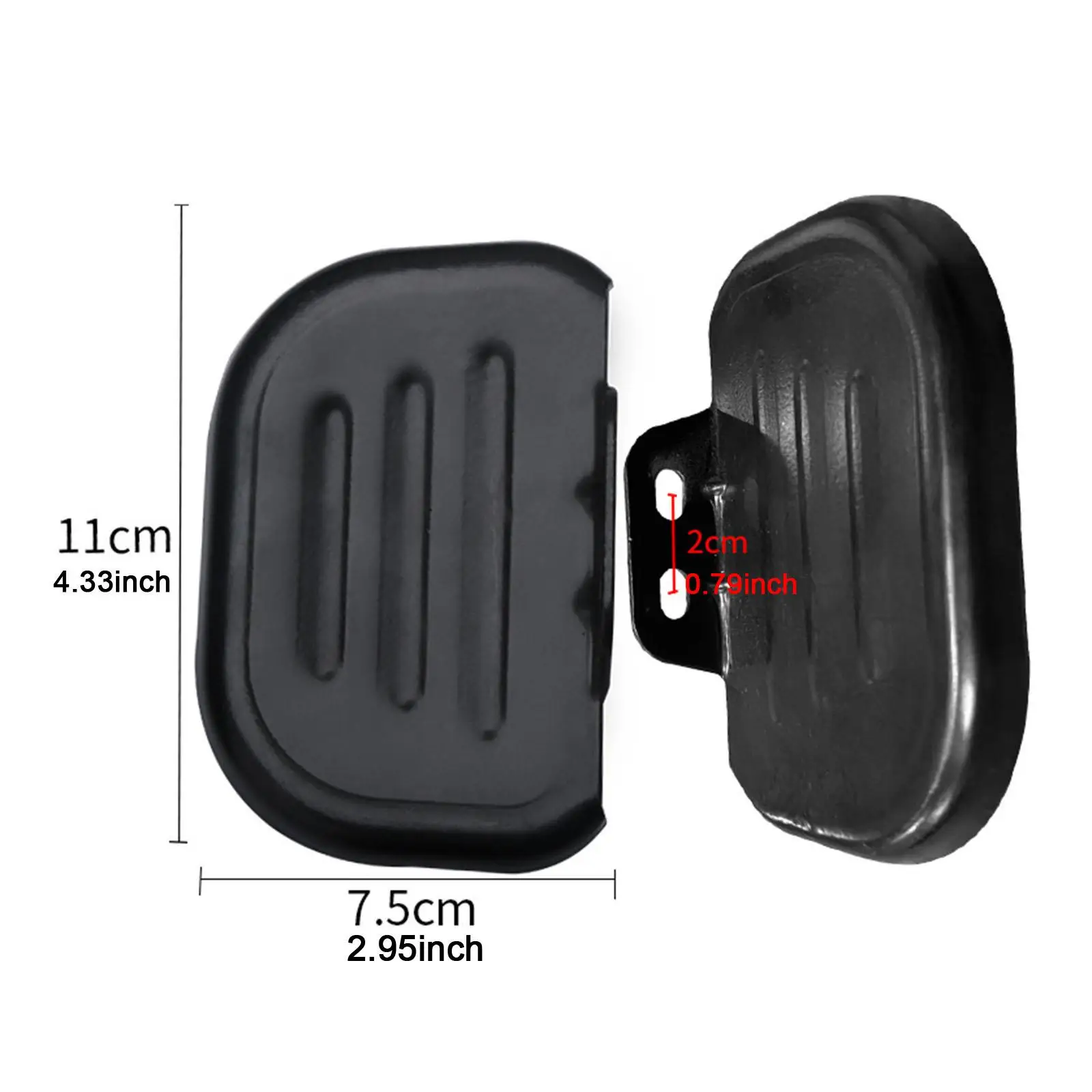 دواسات خلفية للدراجة غير قابلة للانزلاق وسهلة التركيب وحامل بديل لراحة القدم