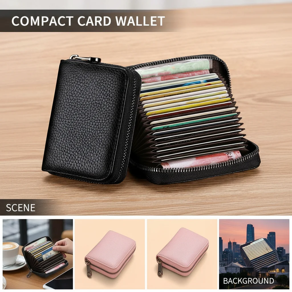 

Detents Cards Holders PU Business Bank Credit Bus ID Card Holder Cover Coin Pouch Anti Demagnetization Wallets Bag Organizer