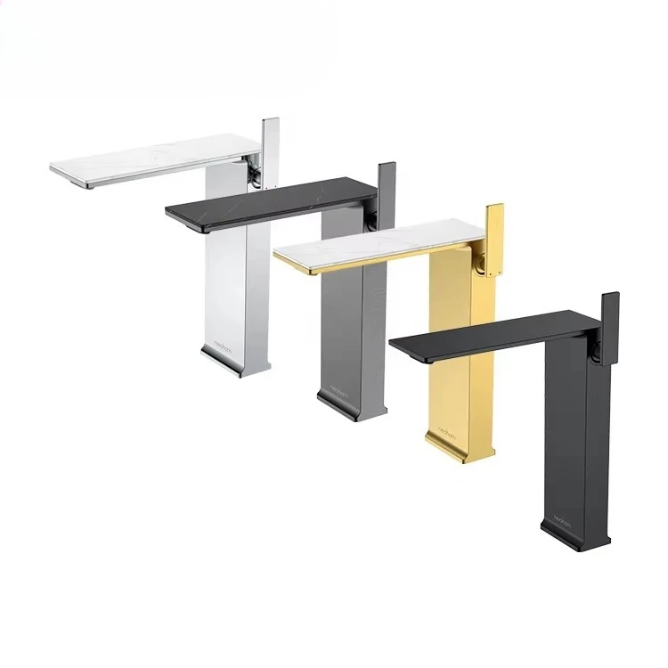 Customizable Single Handle High Basin Sink Tap Mixer Faucet Factory Supplied for Bathroom Use Single Hole Mount