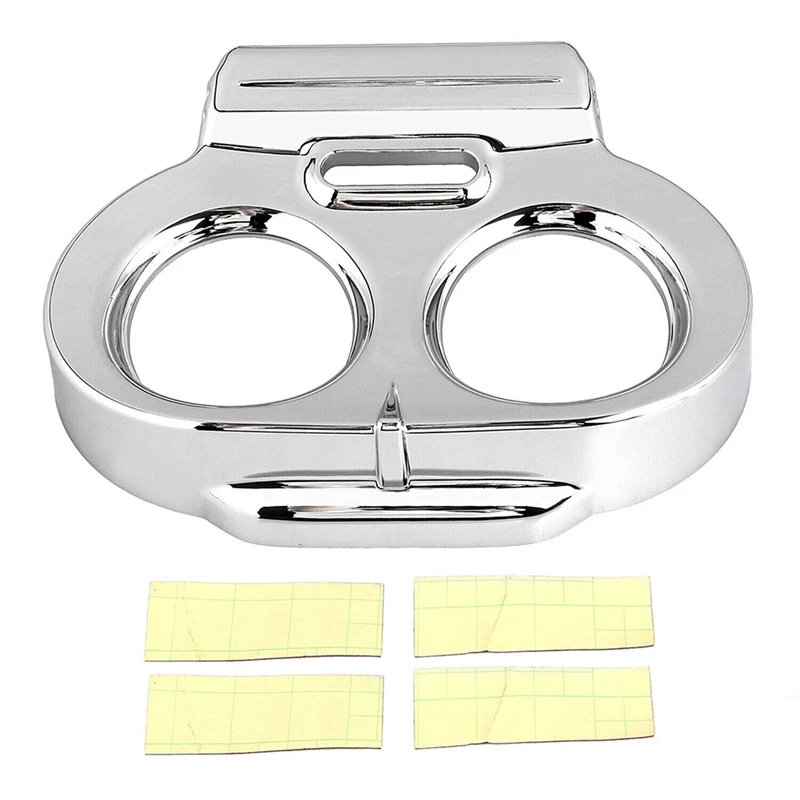 Chrome Motorcycle Gauge Cover Nacelle Housing Fairing For  Road Glide 1998-2013 Replacement Accessories