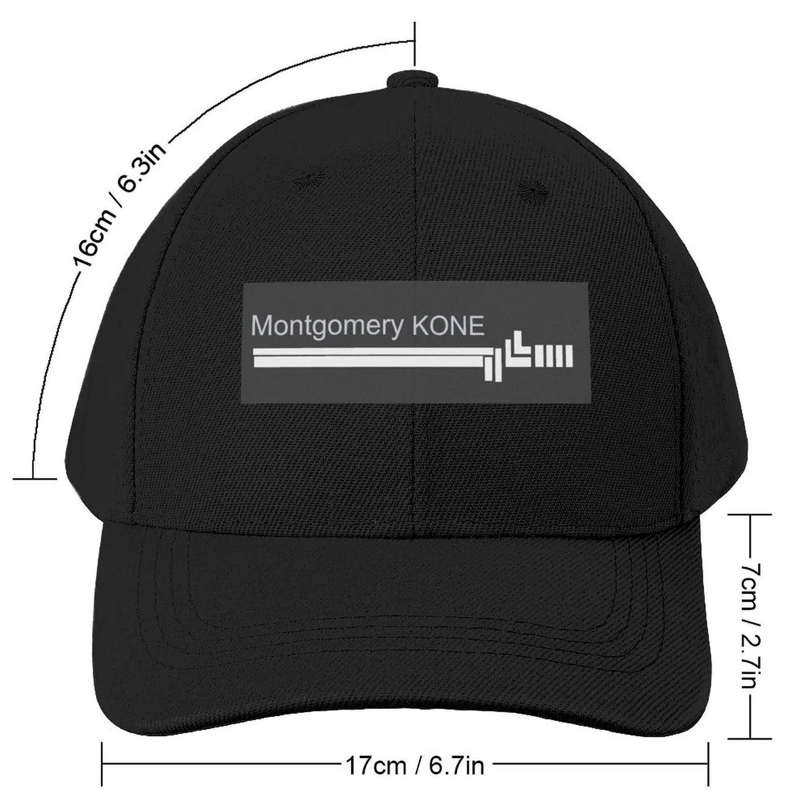 Montgomery Kone Logo Baseball Cap Sunhat Beach Bag Golf Cap Men Hats Women's