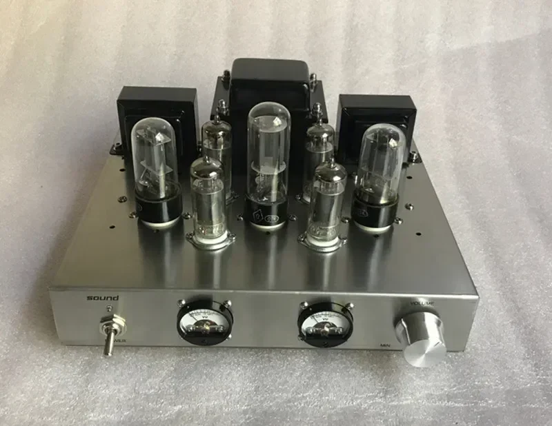 新品完成 HiFi 5u4c 6H8C プッシュ 6P1 真空管アンプ クラス A シングルエンド ステレオ パワーアンプ 6.8Wx2