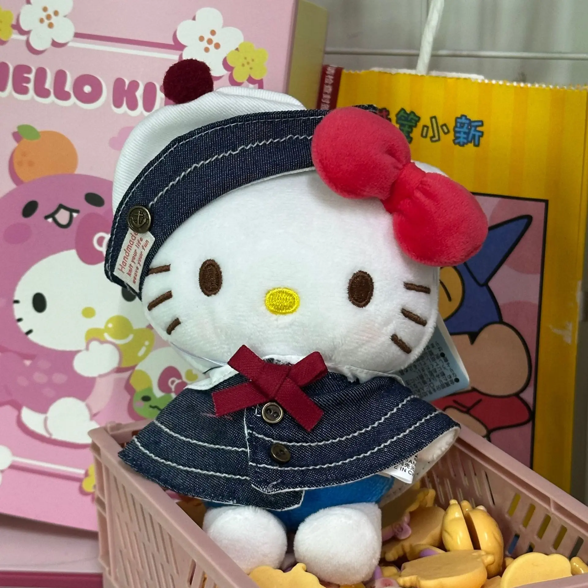 Hello Kitty Maiden – jouet en peluche de la marine, poupée en peluche, Animal en peluche doux, cadeau pour enfants
