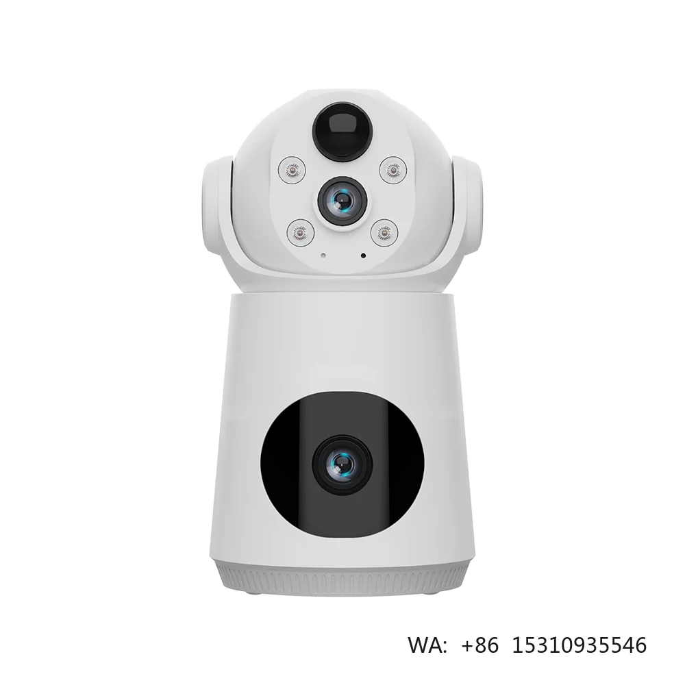 Smart Home 2026 New Version Security Camera Wifi Night Vision Ptz Local Storage Motion Detection 4G Dual-Light