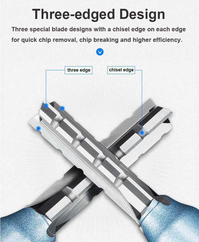 Imagem -03 - Woodworking Cnc Trimming Slot Bits Fresa para Madeira Bit Router Reto Tideway Shank Flautas