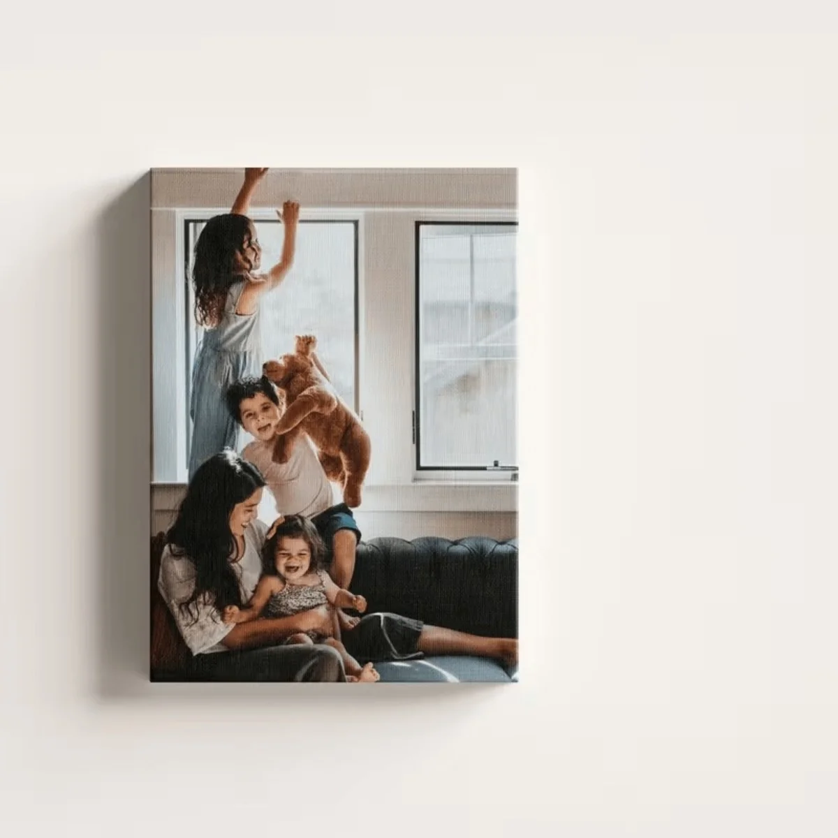 Customizable wall art—upload your own photos for family portraits, pet memorials, or home décor. view 4