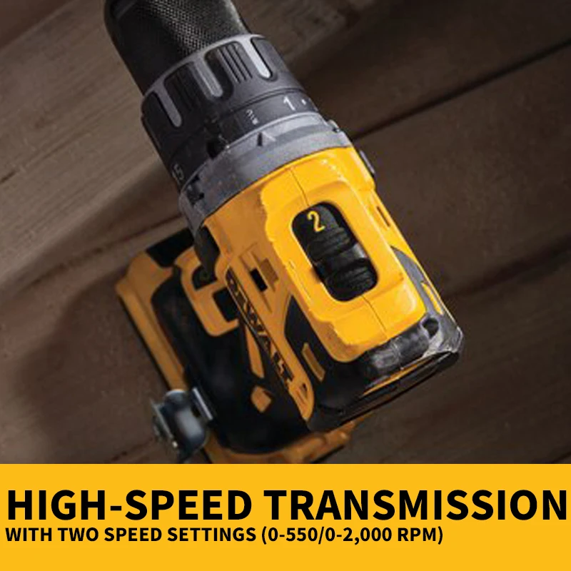 DEWALT Cordless Electric Drill 18V High Torque Brushless Multifunctional DCD791 Screwdriver 1/2\