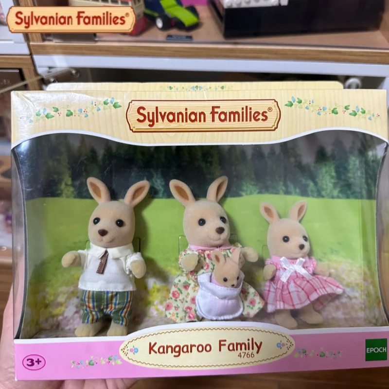 sylvanian-families-genuine-pretend-play-kangaroo-family-adorably-realistic-flocked-toy-doll-figurine-birthday-gift-for-girl