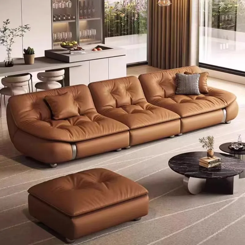 Brown Luxury Living Room Sofas Designer Italian Floor Loveseat Living Room Sofas Lazy Modern Nordic Couch Wohnzimmer Furniture