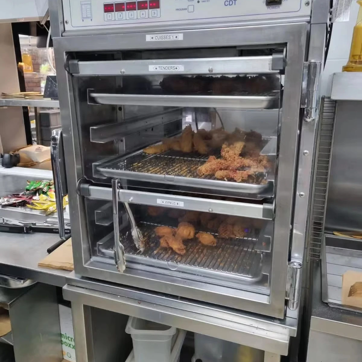 

Коммерческий ресторан быстрого питания f c Жареная курица с подогревом еды Дисплей с подогревом