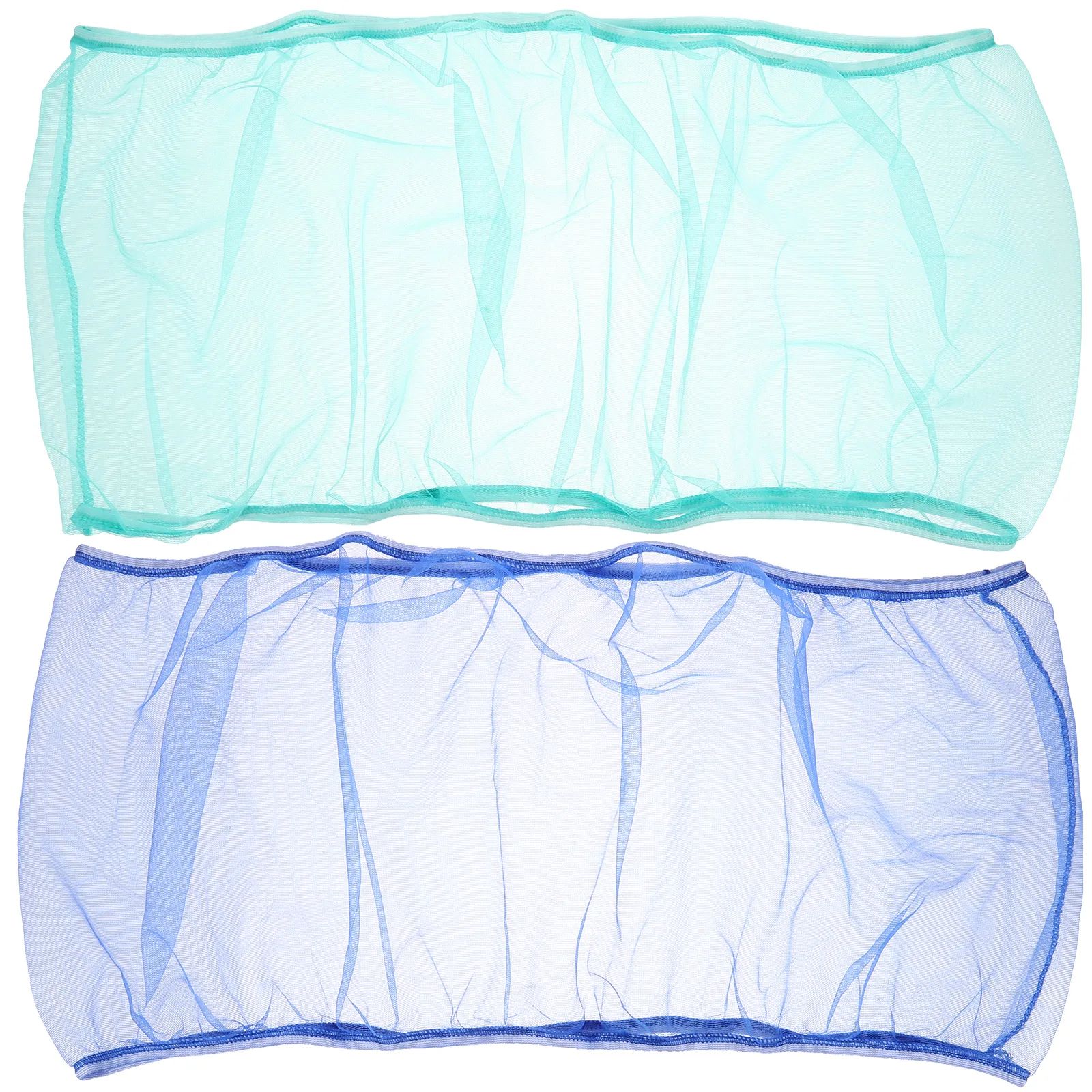

2 Pcs Bird Cage Net Cover Mesh Dust Proof Nylon Blue Size Circum140 180 Washable Easy Pet Bird Cage