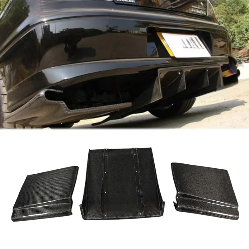 1998-2007 for Mitsubishi Lancer EVO V VI VII VIII Ix 5 6 7 8 9 Body Parts Carbon Fiber Lower Lip for Spoiler Rear Bumper