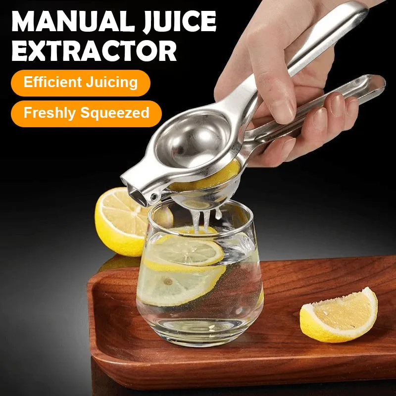 Estrattore manuale di succo in acciaio inossidabile Clip di limone per uso domestico Pressatura di frutta Accessori da cucina Forniture per la cucina di casa