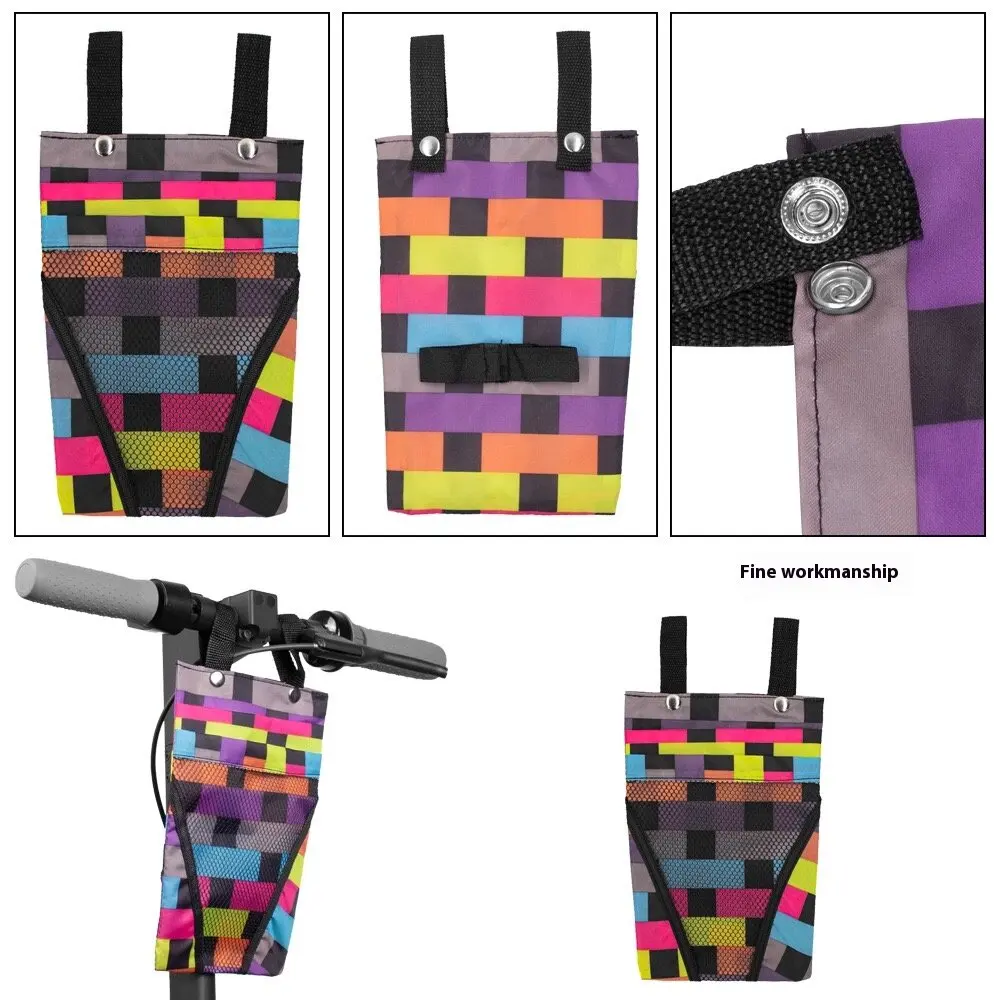 

Expandable E-Scooter Handlebar Pouch - Portable Waterproof Travel Bag for Commuter Accessories & Essentials
