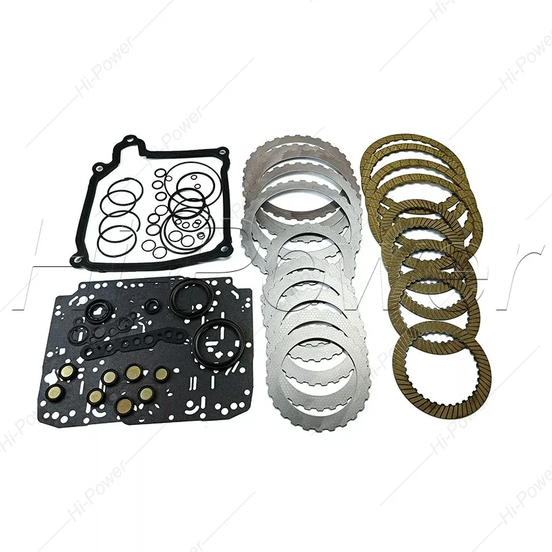 02E DQ250 DSG Auto Transmission Gearbox Repair Kit Friction Steel Plates Gasket For Audi A3 Q3 TT VW Beetle Touran Sharan Skoda 2
