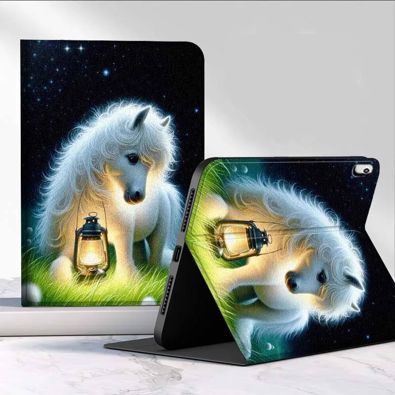 

White ducks lantern night For Samsung Galaxy Tab S11 S10 S9 S8 A8 A9 A11 10.9 8.7 10.1 Plus Tablet Case