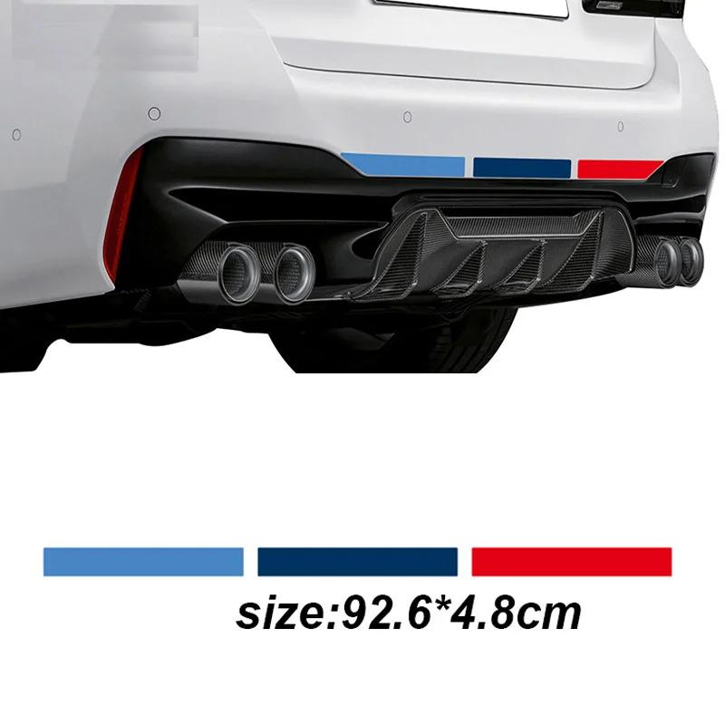 1セットフロント & リアの車のステッカーbmw M3 M5 E36 E39 E46 E60 E61 E64 E70 E71 E80 E85 E87 E90 E83 bmwアクセサリー