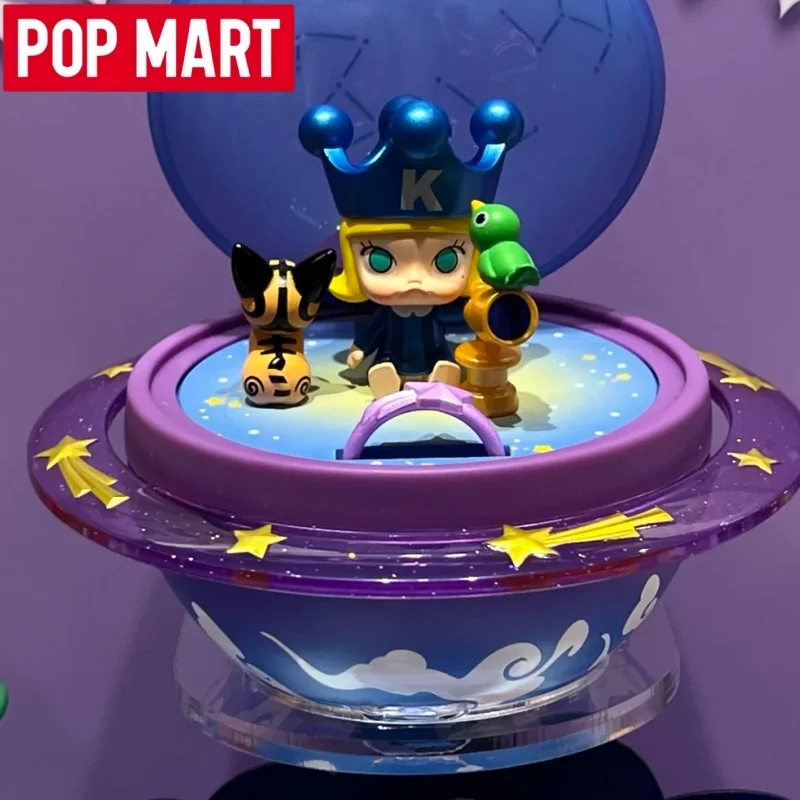 Pop Mart – boîte aveugle originale, série bouts de doigts romantiques, série de 3 scènes, boîte mystère, boîte à bagues de Couple, jouet, cadeau Surprise de Confession