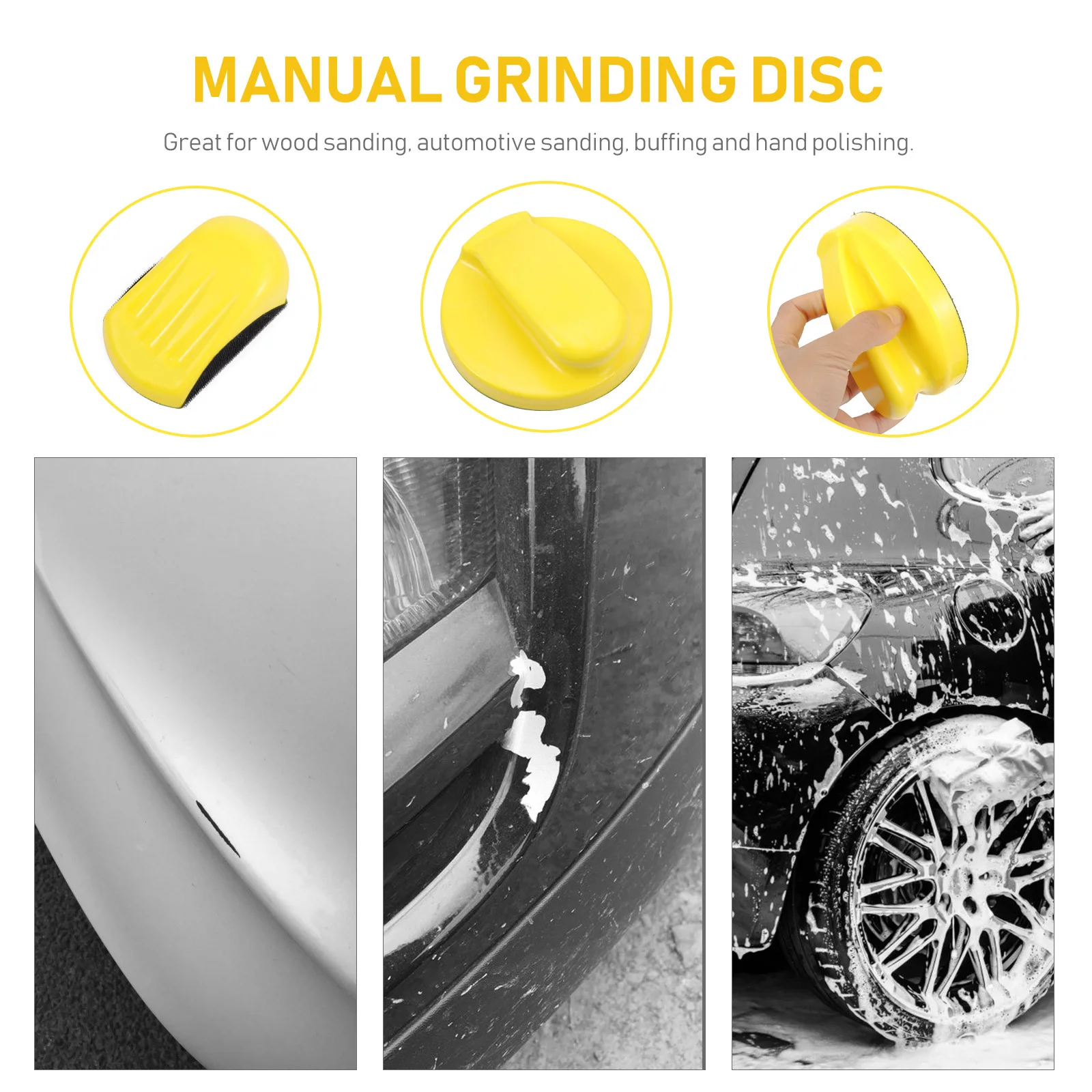 2 قطعة قرص تلميع الرملي وسادة حامل خفيفة الوزن دائم دعم الوسادة للخشب سيارة أدوات طحن جلخ المنزلية