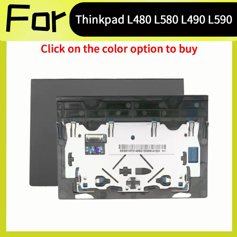

Black New 01LV551 01LV552 01LV553 For Thinkpad L480 L580 L490 L590 Touchpad Clickpad Trackpad Mouse Pad
