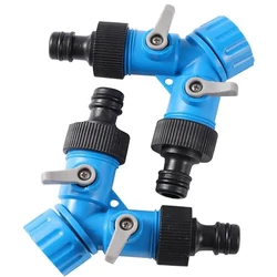 Female Thread Shunt Valve Y-Shaped Quick Connector Garden Irrigation Splitter Car Washing Controller Watering Supplies