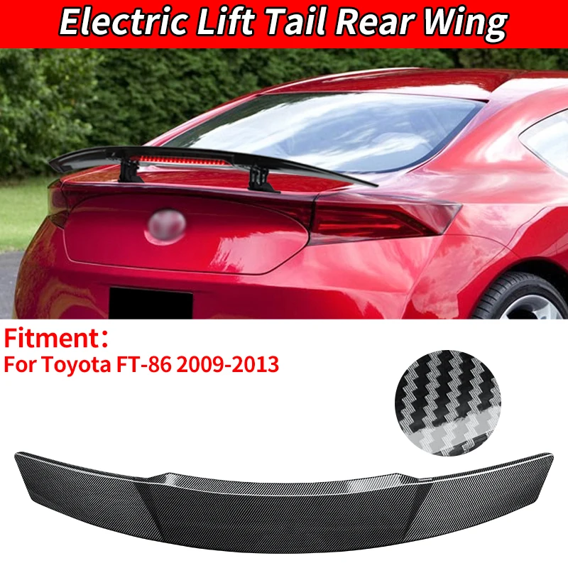 Car Universal Accessories For Toyota FT-86 2009-2013  Rear Spoiler Wing Trunk Tail Remote Control Modification