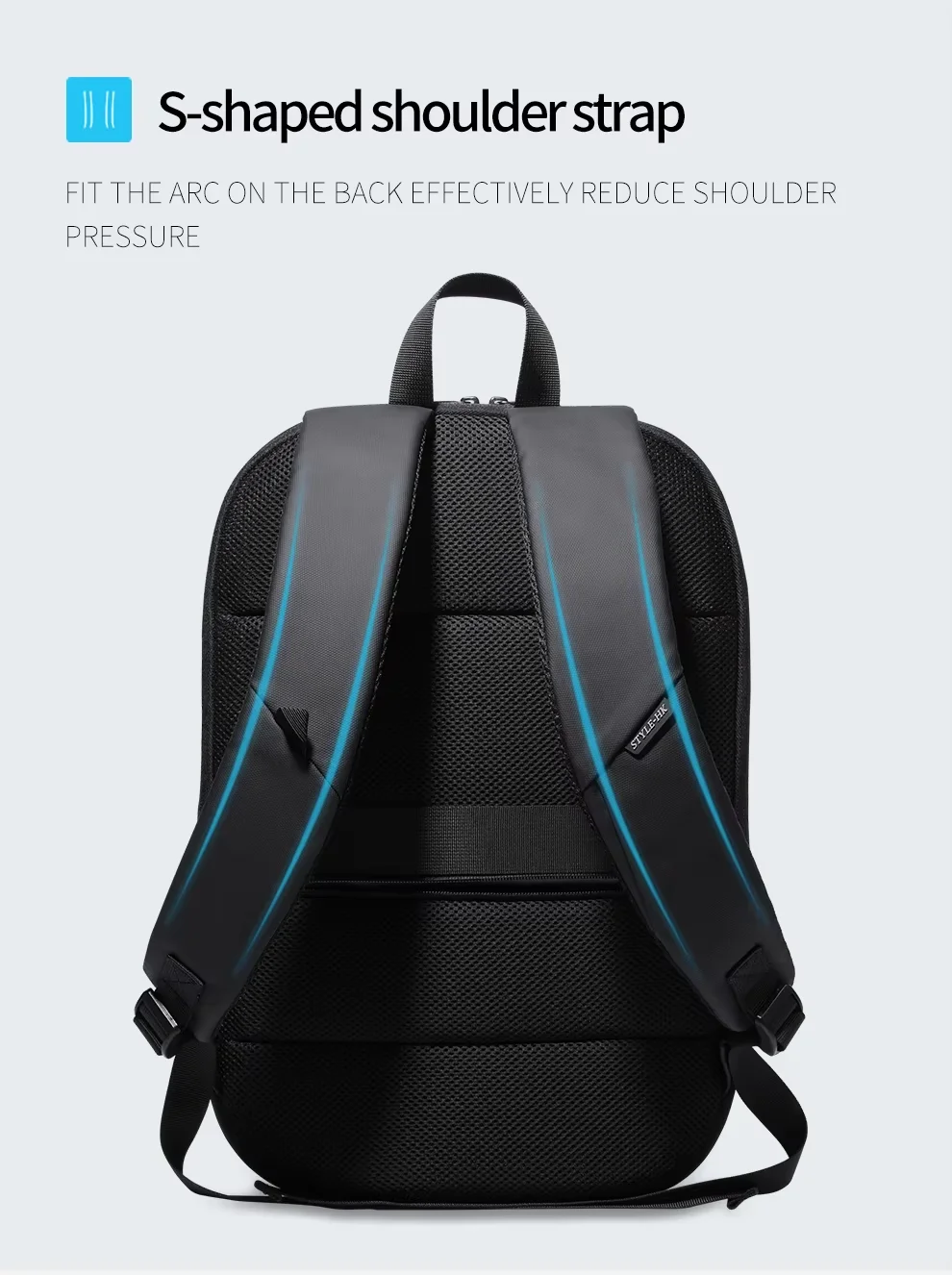 HK High-Quality Business Commuter Backpack Expandable Waterproof Laptop Backpack Men’s Large-Capacity Business Travel Backpack