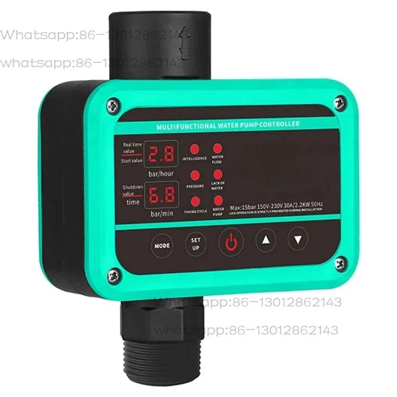 Intelligent pressure controller for water pump 0-10bar FECKW power supply G1 threaded building pump switch PIP