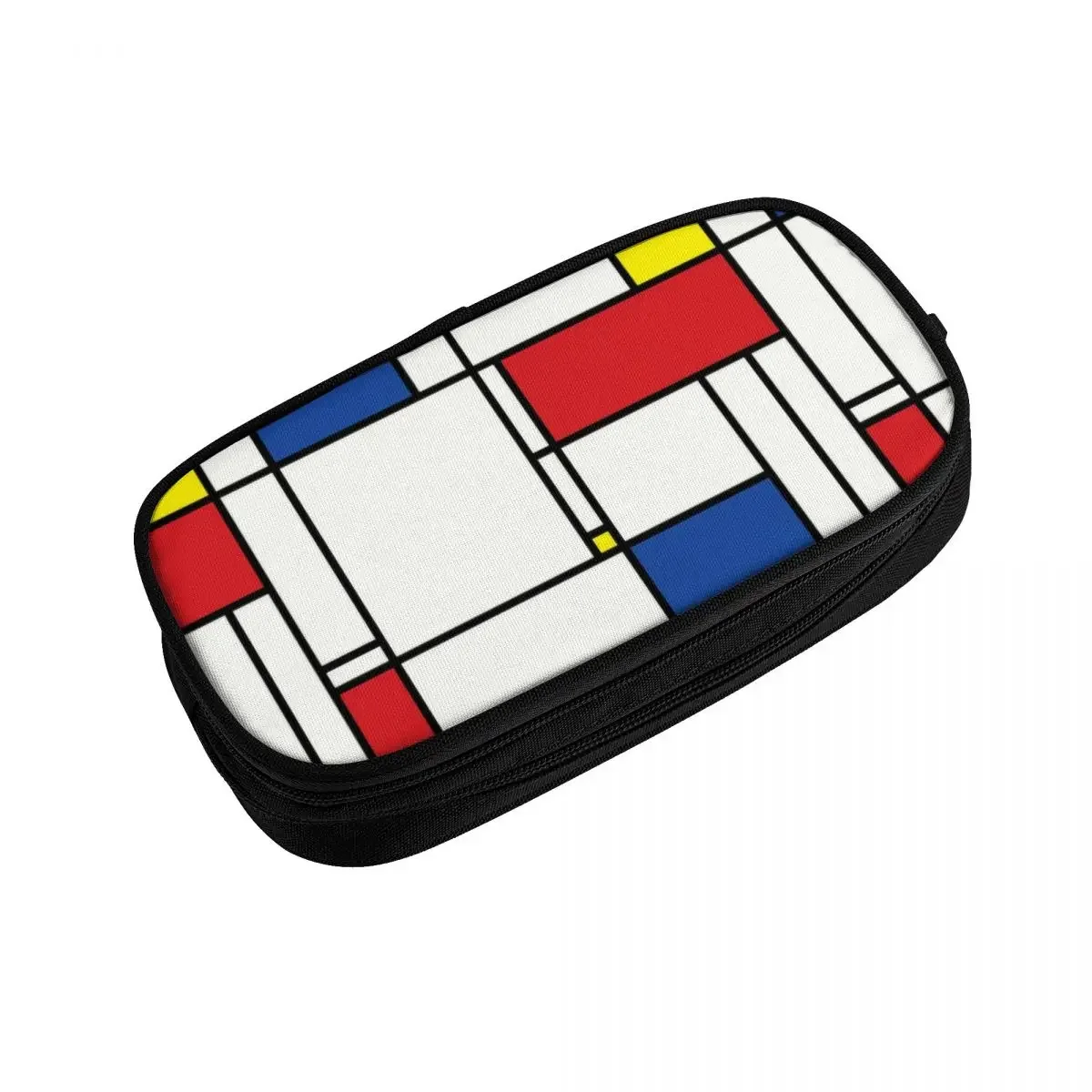 Piet Mondrian Minimalist De Stijl Pencil Cases for Boys Gilrs Large Capacity Modern Art Pen Bag Box School Supplies