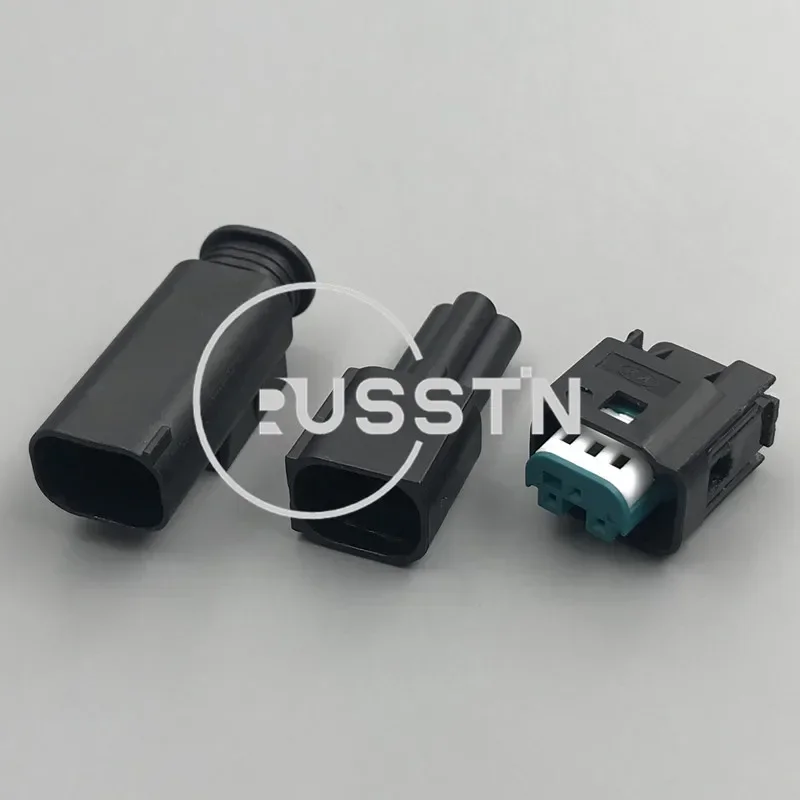 1 Set 3 Hole AC Assembly Auto Wiring Connector Accelerator Pedal Socket Waterproof Electrical Plug For Benz BMW 9-967081-1