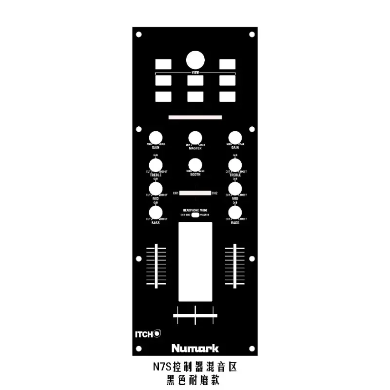 Numark N7s Controller Panel Film. Disk Recorder Personality Colorful Stickers, Can Be Customized Exclusively (PVC Film Only)