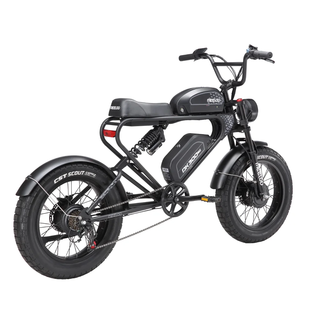 MEELOD DK300 MAX E-bike per adulti 1200W * 2 48V 30Ah batteria per commute bici elettrica, mountain bike con pneumatici grassi da 20 pollici