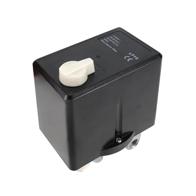 Three-phase 380V single-pass 8kg air compressor pressure switch with thermal protection relay