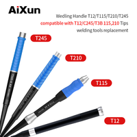 JC AiXun Solder Handle T3A T3B T420D Soldering Handle for T245 T210 T115 Soldering Welding Station Welding Iron Phone Tools Sets