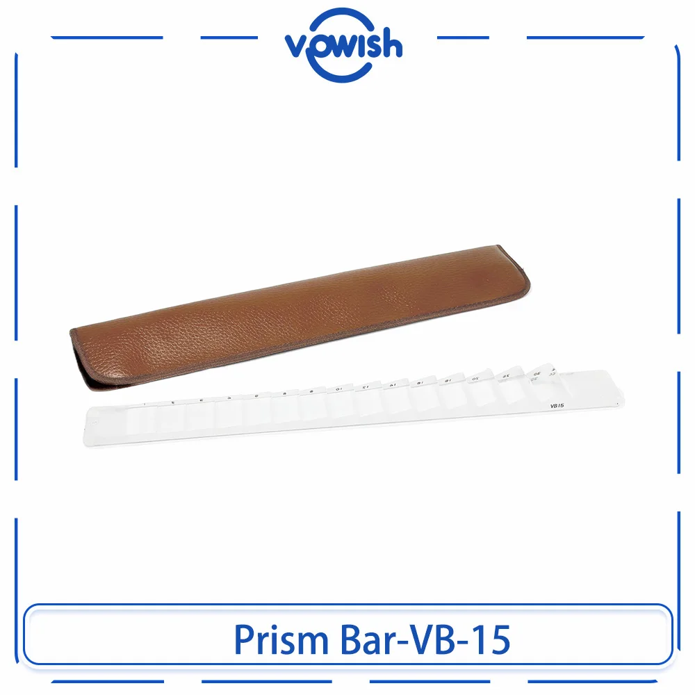 

VB-15 Prism bar Acrylic Material with Leather Bag Optical Prism bar