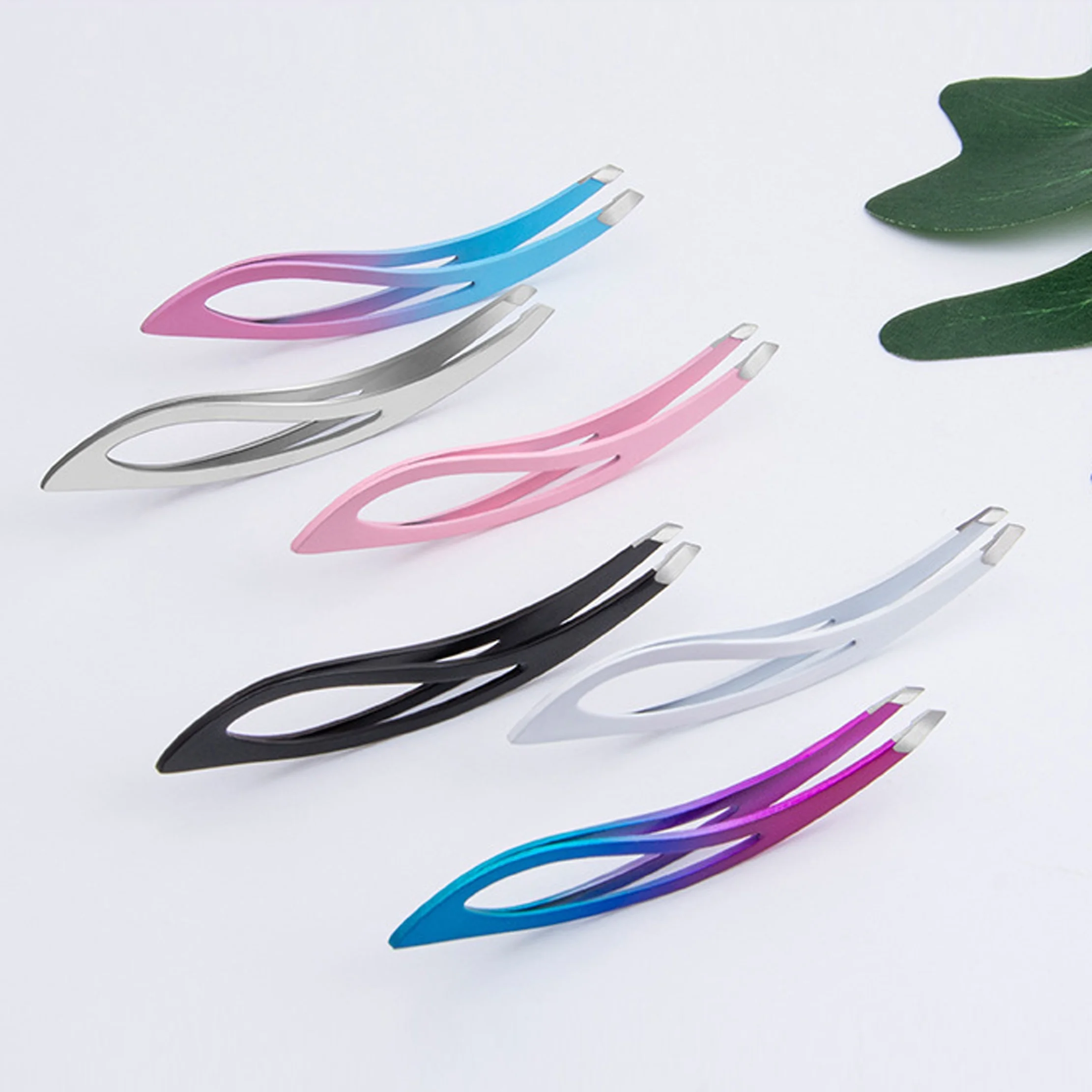 مجموعة ملقط الحواجب للنساء، ملقط دقيق للحواجب، أدوات تجميل يومية، شعر الوجه والأنف، خفيف الوزن، إزالة شعر مثالي