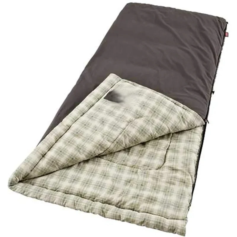 

Cold Weather Sleeping Bag, Adult 10°F Camping Sleeping Bag, Comfortable Warm Flannel Sleeping Bag